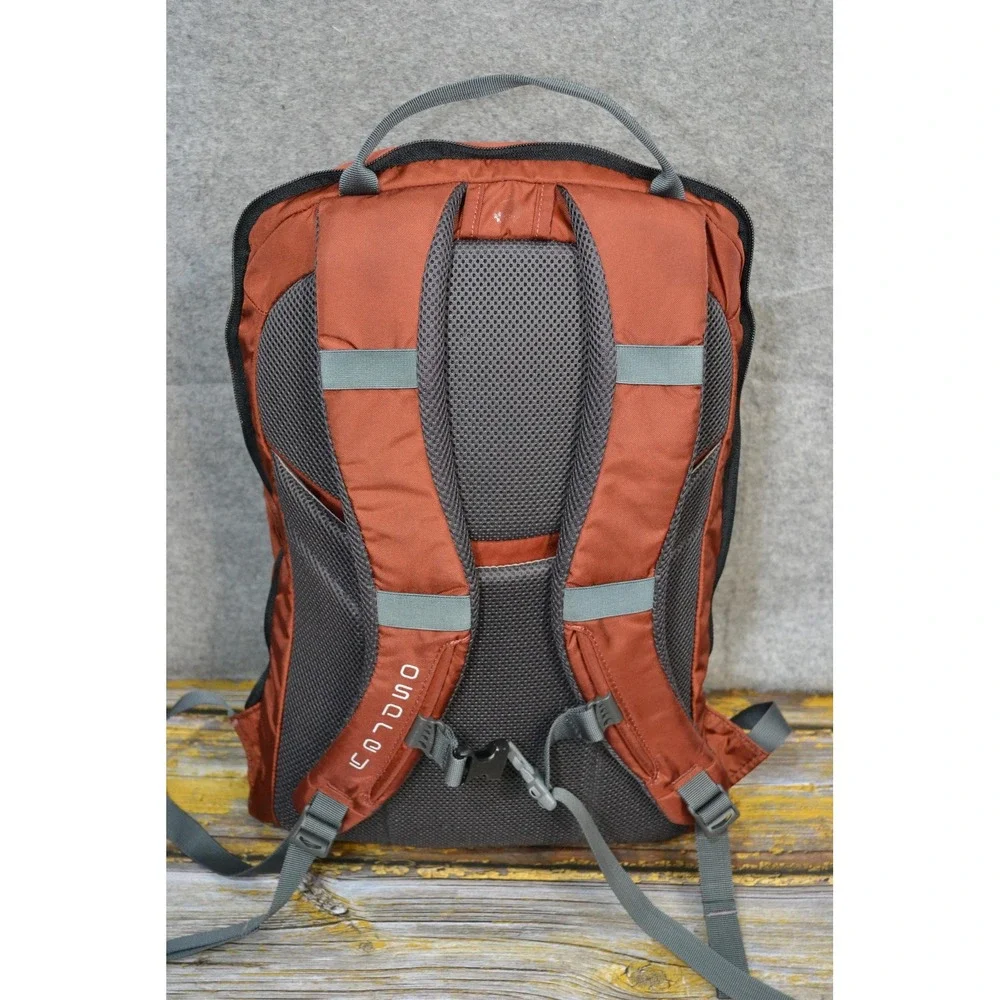 Osprey Brown Meridian Backpack Soft Case Laptop Travel Daypack Men Women